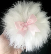 Load image into Gallery viewer, Large body powder puff - White Pink - MerryBath.com
